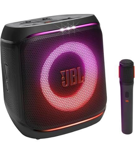 JBL PARTYBOX ENCORE ESSENTIALスピーカー&専用マイク Amazon.co.jp: JBL PartyBox Encore専用ワイヤレスマイク